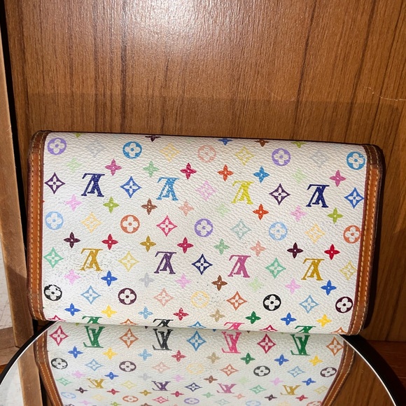 SOLD!!! Louis Vuitton x Takashi Murakami Multicolor Monogram Long Wallet - Picture 2 of 15